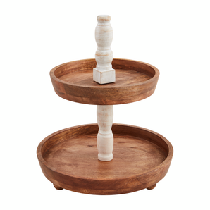 Banister Wood Tiered Server