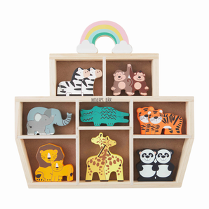 Noah's Ark Wood Toy Set