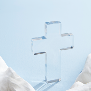 Clear Resin Cross