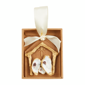 Oyster Nativity Ornament