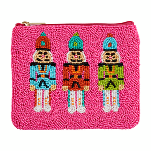 Holiday Beaded Wallet Case