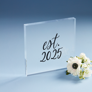 Est. 2025 Acrylic Plaque