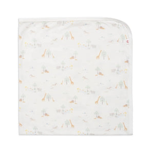 Magnetic Me White Serene Safari Baby Blanket