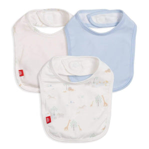 Magnetic Me White Serene Safari Infant Bib