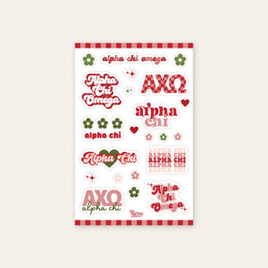 Greek Sisterhood Sticker Sheet