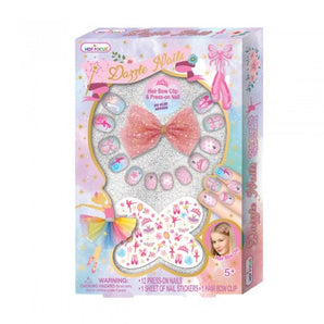 Dazzle Nail and Hair Bow Clip