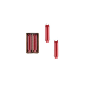 Red and Pink Package Taper Candle