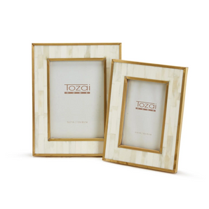 Photo Frame with Brass Border